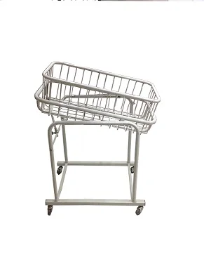 Baby Cot – MS Pipe Powder Coated Tilted,With Mattress – NSL (Local) .