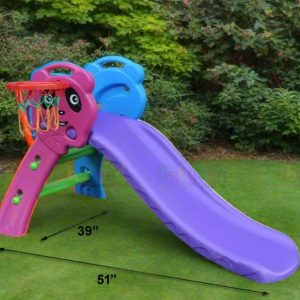 Keezi Kids Slide Set Basketball Hoop Indoor Outdoor Playground Toys